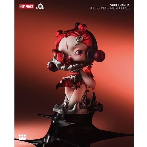 Pop mart Other - Authentic POP MART Skullpanda - THE SOUND SERIES- The anger figure